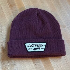 Vans Maroon Knit Beanie